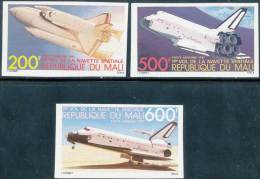 MALI 1981 SPACE SHUTTLE SC# C430-32 IMPERF SCARCE VF MNH (D0145) - Sammlungen