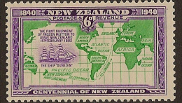 NZ 1940 6d SS Dunedin SG 621 HM YS233 - Ongebruikt