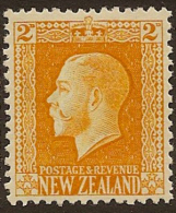 NZ 1915 2d Yellow KGV SG 418 HM YS154 - Nuovi