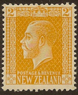 NZ 1915 2d Cowan P14x15 KGV SG 448 HM YS157 - Unused Stamps