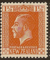 NZ 1915 1 1/2d Cowan P14 KGV SG 447 HM YS156 - Unused Stamps