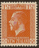 NZ 1915 1 1/2d Cowan P14 KGV SG 447 HM YS156 - Ungebraucht