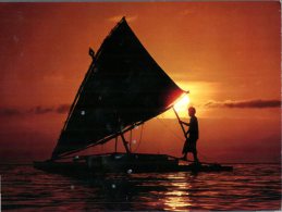 (888) Fiji - Tauberua Island Saling Boat - Fiji