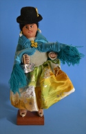 Doll Bolivia Hand Made Indigenous People From La Paz - Cholita - Arte Popular