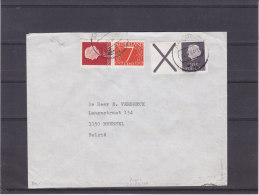Pays Bas - Lettre  De 1974 - Avec Timbres Des Carnets - 20c = Phospho - 7c = Blanc - Cartas & Documentos