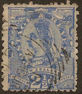 NZ 1882 2 1/2d Blue QV SG 210 U YX68 - Gebruikt