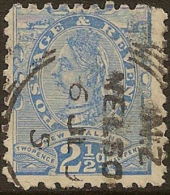 NZ 1882 2 1/2d Blue QV SG 230 U YX78 - Gebraucht