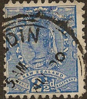 NZ 1882 2 1/2d Blue QV SG 239 U YX81 - Gebruikt