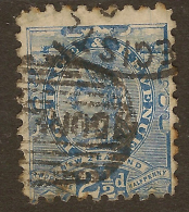 NZ 1882 2 1/2d Blue QV SG 220 U ZC114 - Gebruikt