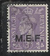 OCCUPAZIONE BRITANNICA MEF 1943-47 3 P TIMBRATO USED - Britse Bezetting MEF