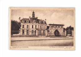89 COURSON LES CARRIERES Ecole, Ecoles, Monument Aux Morts, Guerre 1914-18, Ed Chocat, 193? - Courson-les-Carrières