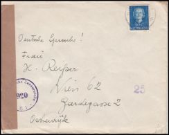 Netherlands 1950, Censured Cover Winschoten To Wien - Covers & Documents