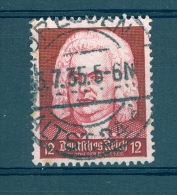 VARIETES  1935 N° 533  DEUTFCHES IIIe REICH  DOS  CHARNIÈRES 3.7.35 OBLITÉRÉ YVERT TELLIER 0.80 € - Abarten & Kuriositäten