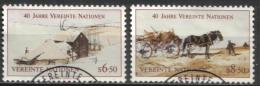 UN Wien - Mi-Nr 51/52 Gestempelt / Used (n417) - Used Stamps