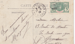 SENEGAL   JOLIE CARTE PONT 1908 - Storia Postale