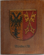 Holzwappen  "Minden In Westfalen"            1946 - Sonstige & Ohne Zuordnung