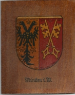 Holzwappen  "Minden In Westfalen"            1946 - Altri & Non Classificati
