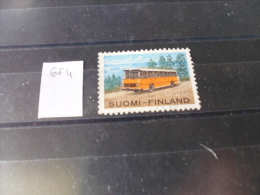 TIMBRE OBLITERE DE FINLANDE   YVERT N° 664 - Used Stamps