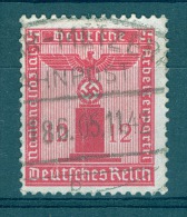 VARIÉTÉS 1938 N° 111 SERVICE IIIe REICH 05.11.42 OBLITÉRÉ YVERT TELLIER 2.00 € - Plaatfouten & Curiosa