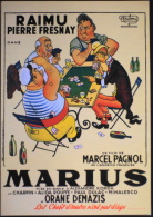 CARTE POSTALE " HUMOURISTIQUE " Signé A. DUBOUT D 6 Affiche D'Albert Dubout Pour Le Film De Marcel Pagnol - 1950 - - Dubout