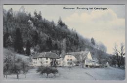 BL Ormalingen Restaurant Farnsburg 1907-08-13 Foto G. Metz #26570 - Other & Unclassified