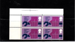GRAN BRETAGNA  1969 - Unificato 561**  (x 4) - O.I.L. - Unused Stamps