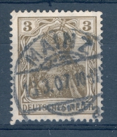 VARIÉTÉS  1905 - 1911  N° 82   DEUTSCHES REICH 3  MAINZ 13.3.07 OBLITÉRÉ YVERT TELLIER 1.00 € - Abarten & Kuriositäten