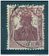 VARIÉTÉS  1916 / 1919  N° 100  DEUTSCHES REICH 15 DOS CHARNIÈRES OBLITÉRÉ 28.12.2? KAPPEN SCHWARZWA YVERT TELLIER 4.00 € - Abarten & Kuriositäten