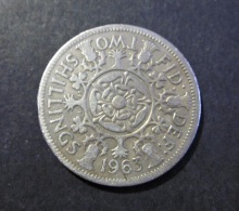 Münze GB Grande-bretagne 1963 Two Shillings Grossbritanien - Ohne Zuordnung
