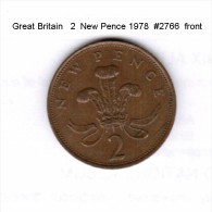 GREAT BRITAIN    2  NEW PENCE  1978  (KM # 916) - 2 Pence & 2 New Pence