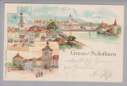 SO Solothurn 1901-06-16 Litho Gebr. Künzli #961 - Other & Unclassified