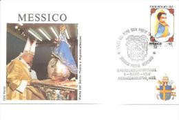 76205)VISITA SANTO PADRE G.PAOLO II MESSICO - Andere & Zonder Classificatie