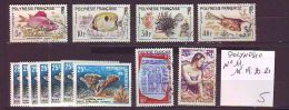 FRANCE. TIMBRE. COLONIE. DOM TOM. POLYNESIE. DOM TOM. N° 11. 18. 19. 20. 21. - Usati