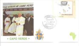 76217)VISITA   SANTO PADRE G.PAOLO II  CAPO VERDE SENEGAL - Altri & Non Classificati