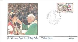 76223)VISITA   SANTO PADRE G.PAOLO II     FRANCIA A NANCY - Autres & Non Classés