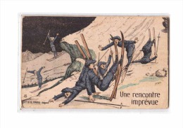 MIL Chasseurs Alpins, Rencontre Imprévue, Illustrée Orens, Bataillon BCA, Régiment, Ed Bailly 8, 1941 - Orens