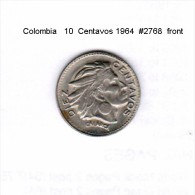 COLOMBIA    10  CENTAVOS  1968  (KM # 212.2) - Kolumbien