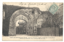 Ivry-la-bataille (27) : La Porte De L'ancienne Abbaye En 1906 PF - Ivry-la-Bataille