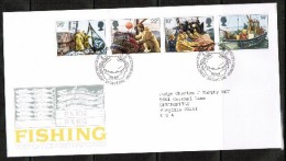 GREAT BRITAIN   1981 First Day Cover To Judge Murphy  "Springfield,VA, USA" OS-71 - Covers & Documents