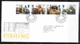 GREAT BRITAIN   1981 First Day Cover To Judge Murphy  "Springfield,VA, USA" OS-73 - Brieven En Documenten