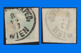 AT 1880, Mercury 1/2K Green Imperforate Stamp, VFU (Not  Scratched) - Zeitungsmarken