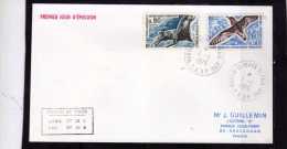 T A A F ENV.  1ER JOUR TIMBRES N° 56/58 **SUPERBE - FDC