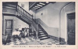 Cp , 77 , CHAILLY-en-BRIE , Maison De Repos "Les Roches" , Le Hall D´entrée - Autres & Non Classés