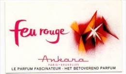 ACHAT IMMEDIAT Carte Parfumée  ANKARA  FEU ROUGE - Profumeria Antica (fino Al 1960)