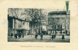 Casteljaloux  Place Gambetta  Cpa - Casteljaloux