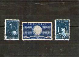1959 FUSEES COSMIQUES  P AERIENS 104/106 - Used Stamps
