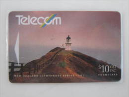New Zealand GPT Phonecard, 8NZLC Cape Reinga Lighthouse,used - Phares
