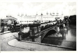 Postcard NOTTINGHAM Trent Bridge & Exhibition Building Repro - Nottingham