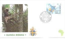 76237)VIAGGIO DEL PAPA G.PAOLOII A   BISSAU - Other & Unclassified