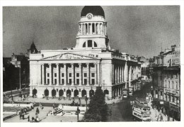 Postcard NOTTINGHAM The Council House 1950's Savoy Cafe City Hall Market Square Repro - Nottingham